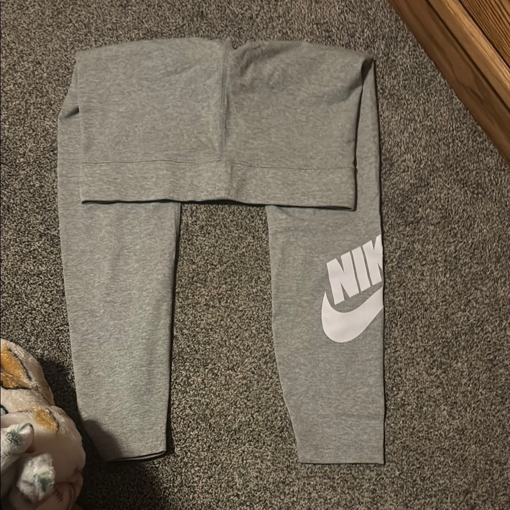 Nike Kids Light Gray Leggings